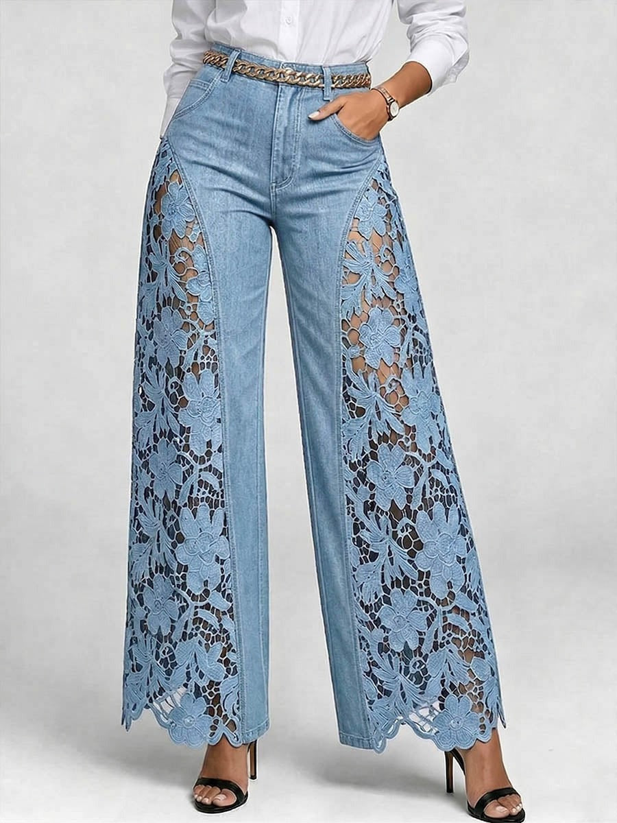 Bria wide leg jeans - Blue