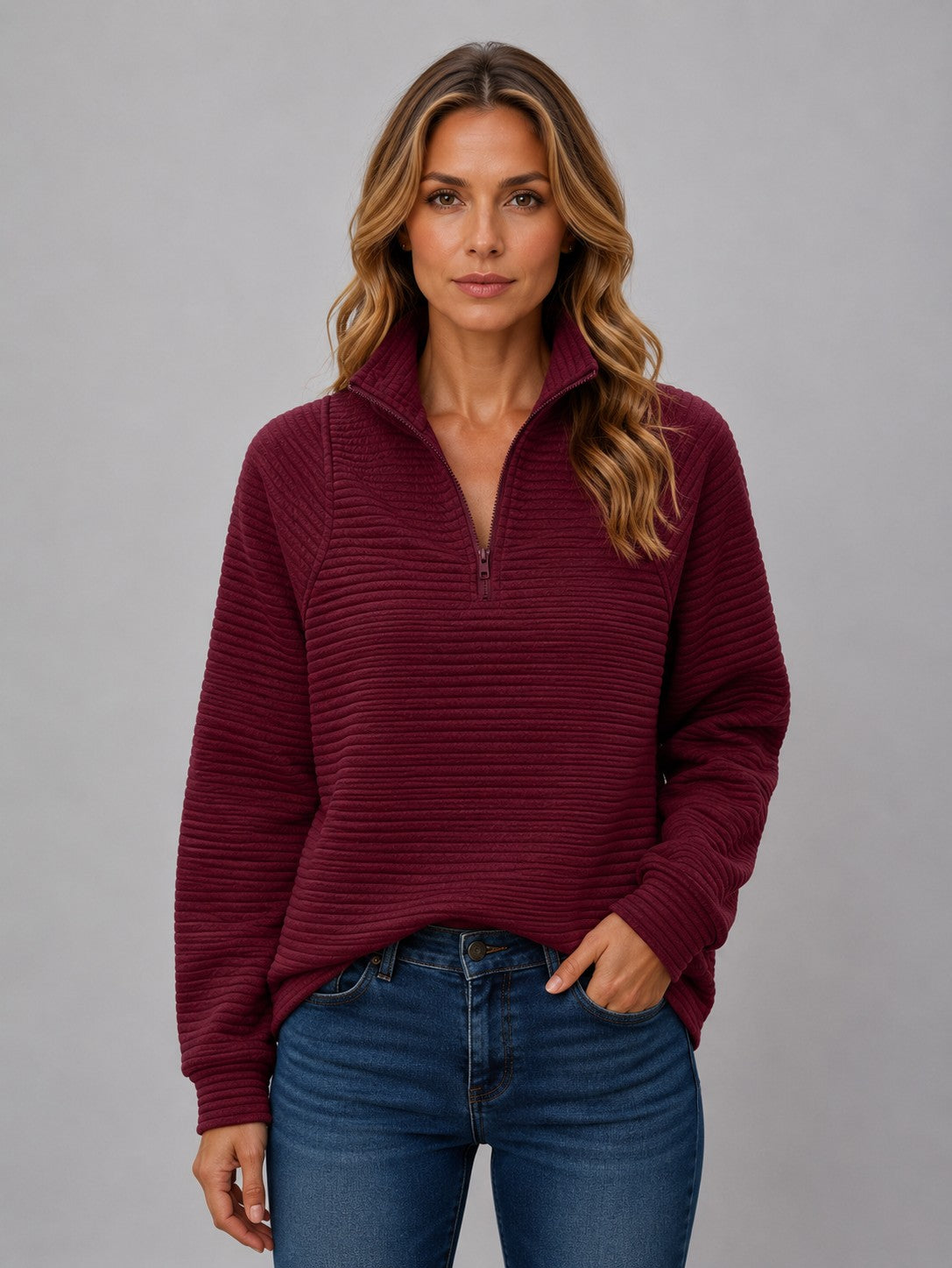 burgundy-sweater