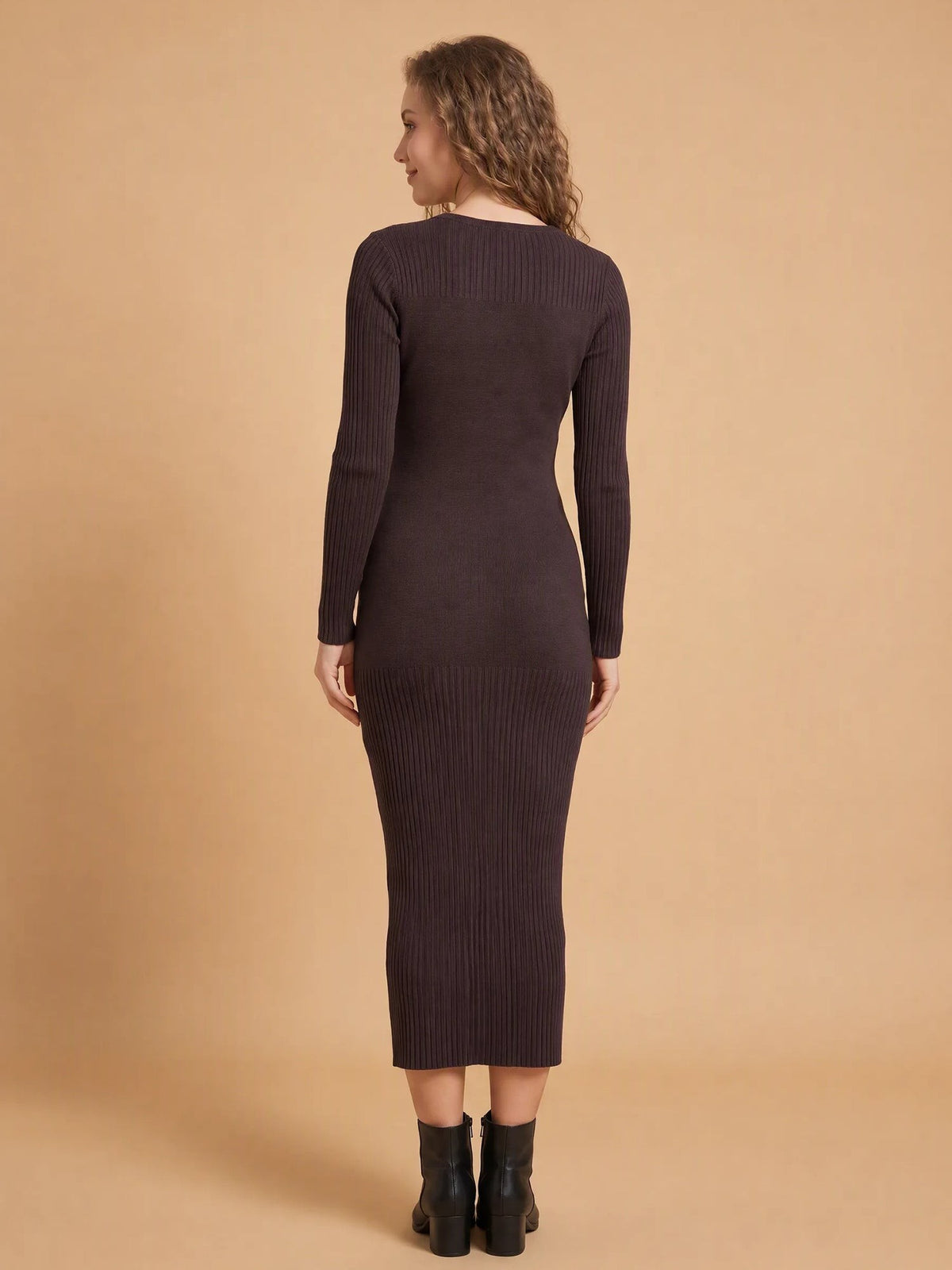 dark-brown-dress