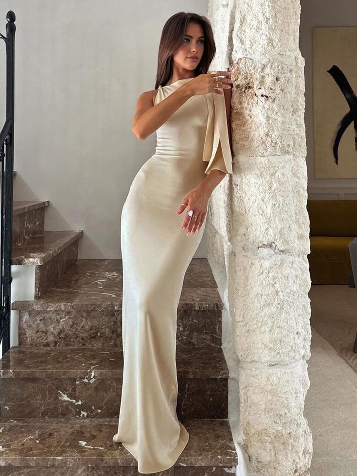beige-dress
