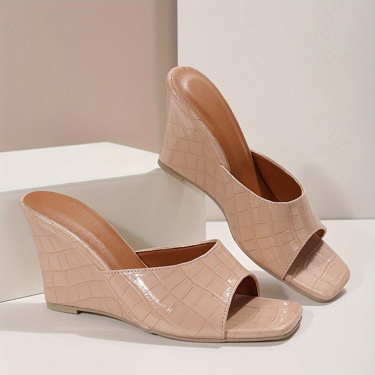 Yara wedge sandals - Pink